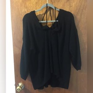 Drop Shoulder Cami Sweater